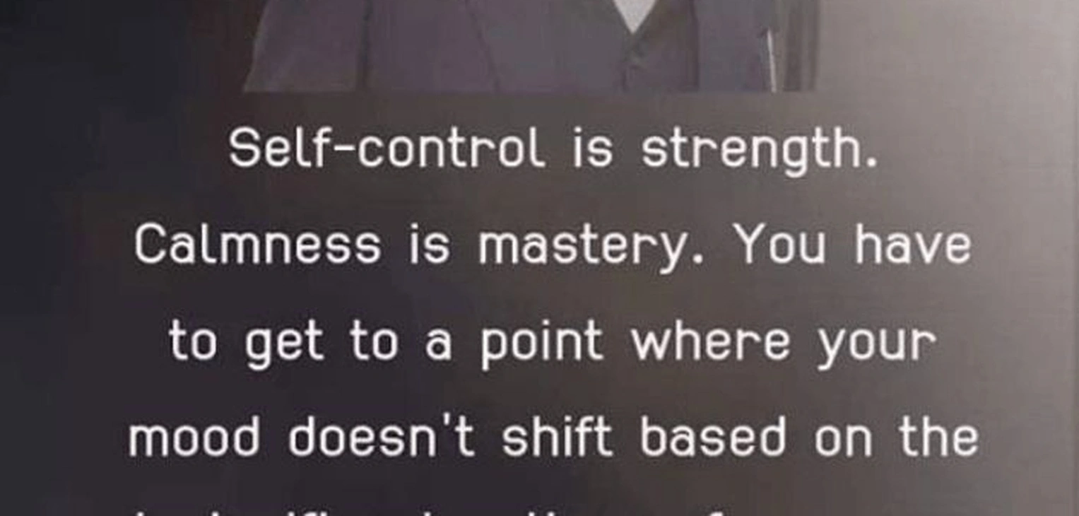 Self control mastery training photos